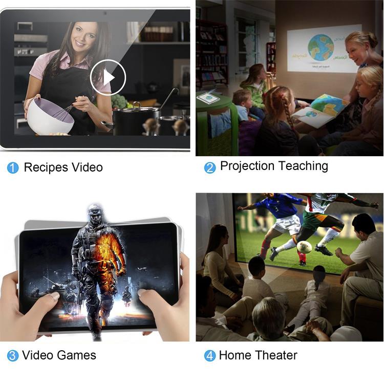 Портативен прожекционен таблет компютър Portable Projector Tablet PC