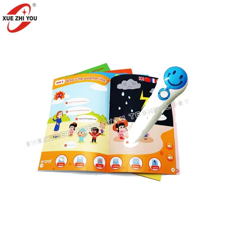 Децата се учат висококачествени интерактивни говорещи писалка образователни играчки с OID технологии звукови книги