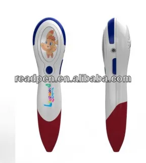 Предучилищна деца обучение магия играчка деца писалка цифров скенер със смешна история книги за четене