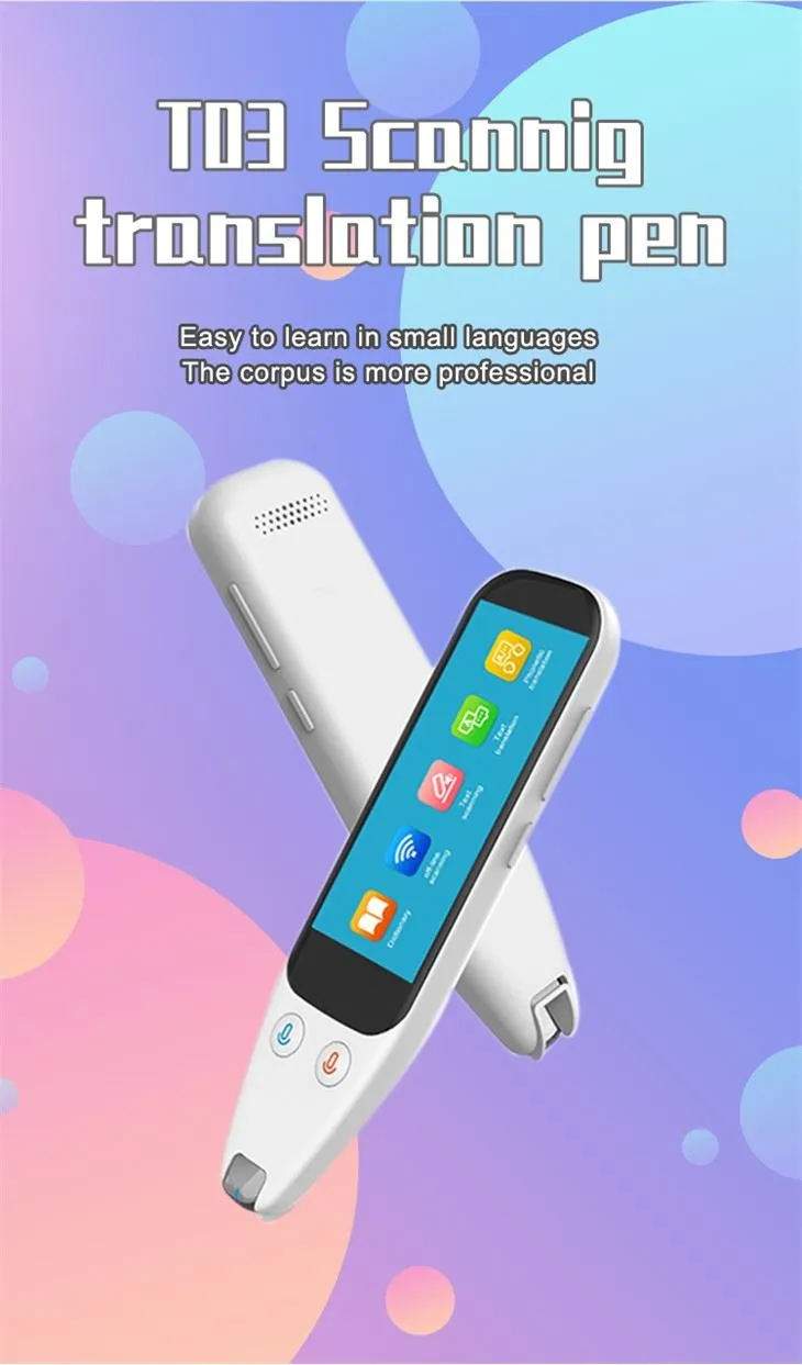 Устройството OCR цифрова писалка за четене поддържа многоезичен превод