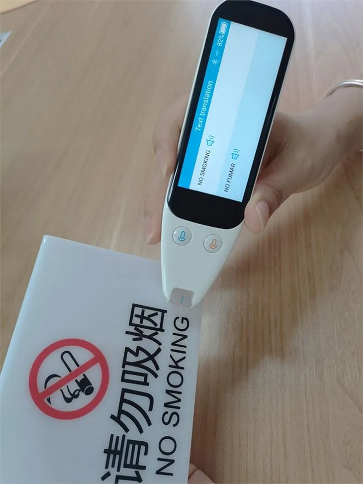 Пътуващ бизнес Офлайн сканиране Писалка за гласов превод